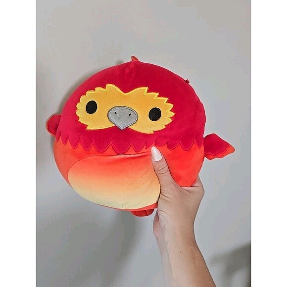 Squishmallows Harry Potter Fawkes the Phoenix 10-Inch Plush NWT - Picture 7 of 8